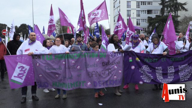 Manifestation réforme retraites La Rochelle 17 décembre 2019