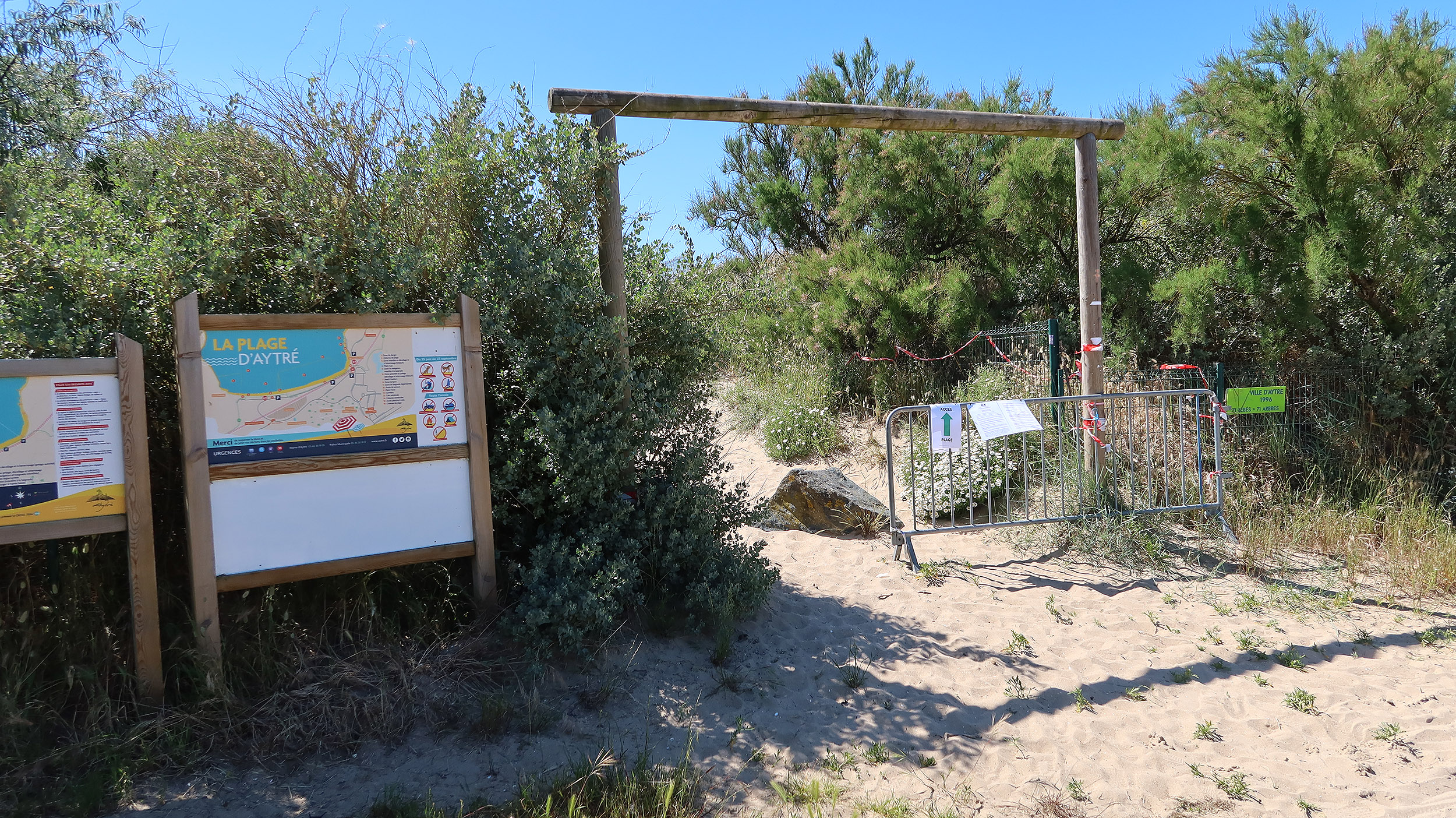 L'accès est aussi réglementé à la plage d'Aytré 2500 ©Ludovic Sarrazin