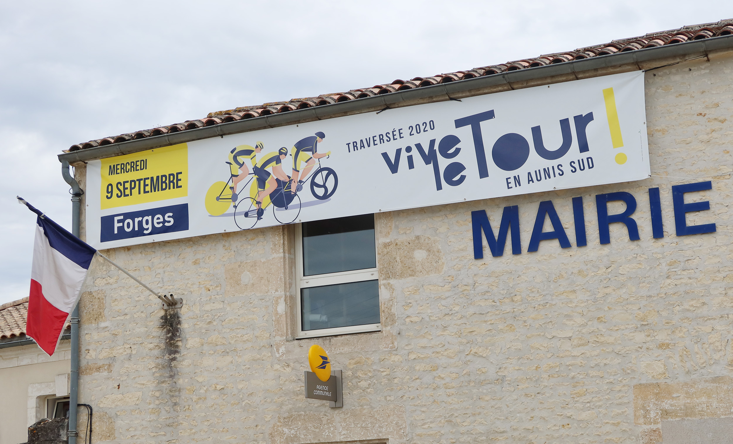 Tour de France en Charente-Maritime Forges. ©Ludovic Sarrazin