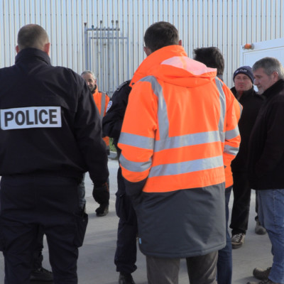 Dépôts de carburant libérés police GNR La Rochelle BTP