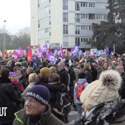 Manifestation La Rochelle le 5 décembre 2019 contre la réforme des retraites