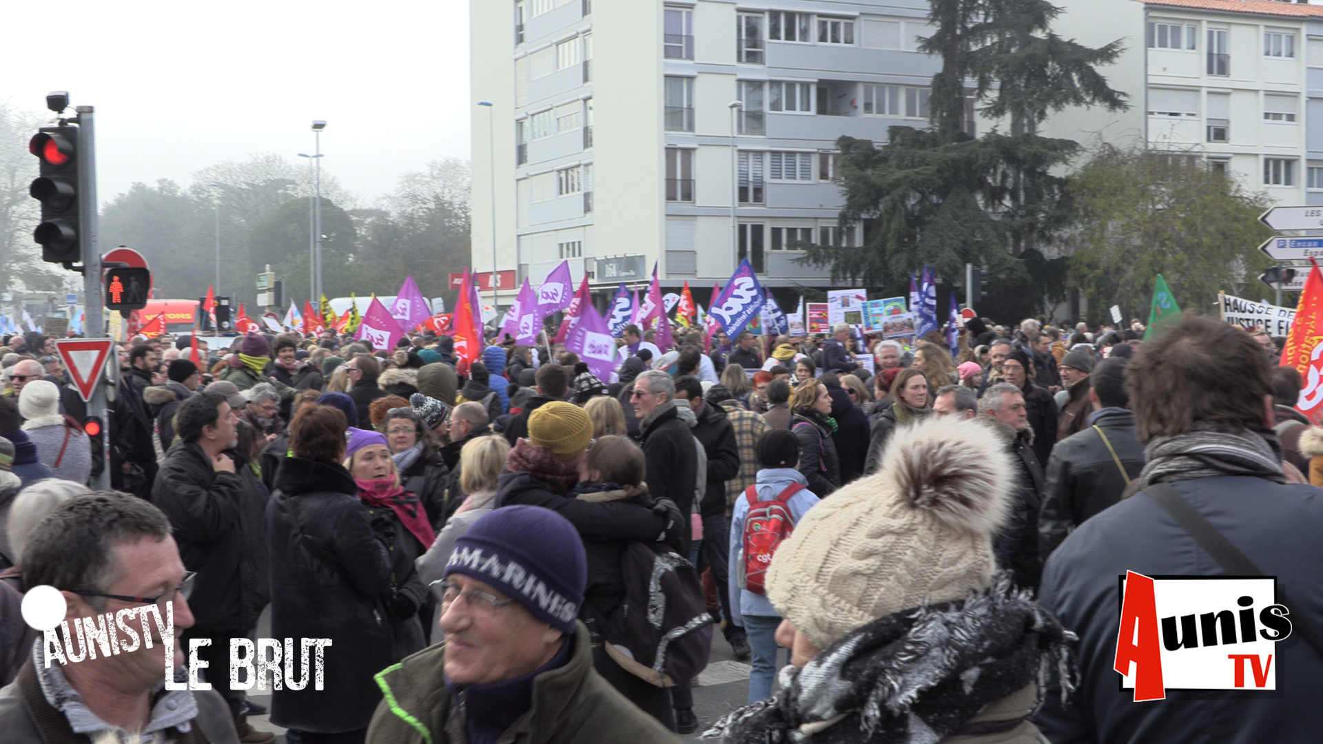 Manifestation La Rochelle le 5 décembre 2019 contre la réforme des retraites