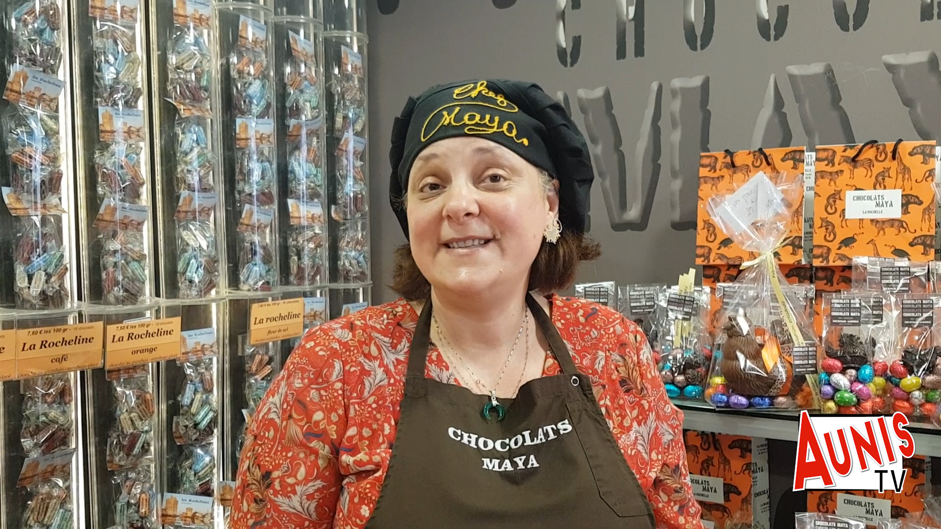 Chocolats Maya à La Rochelle.Sandrine Duclos