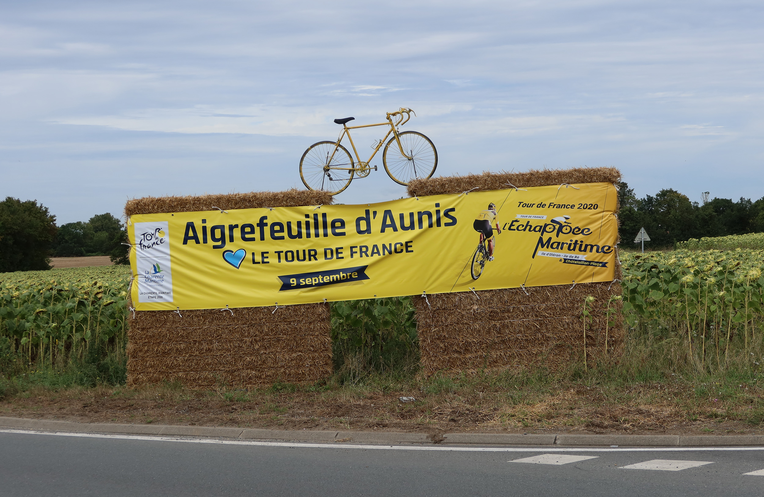 Tour de France en Charente-Maritime Aigrefeuille d'Aunis. ©Ludovic Sarrazin