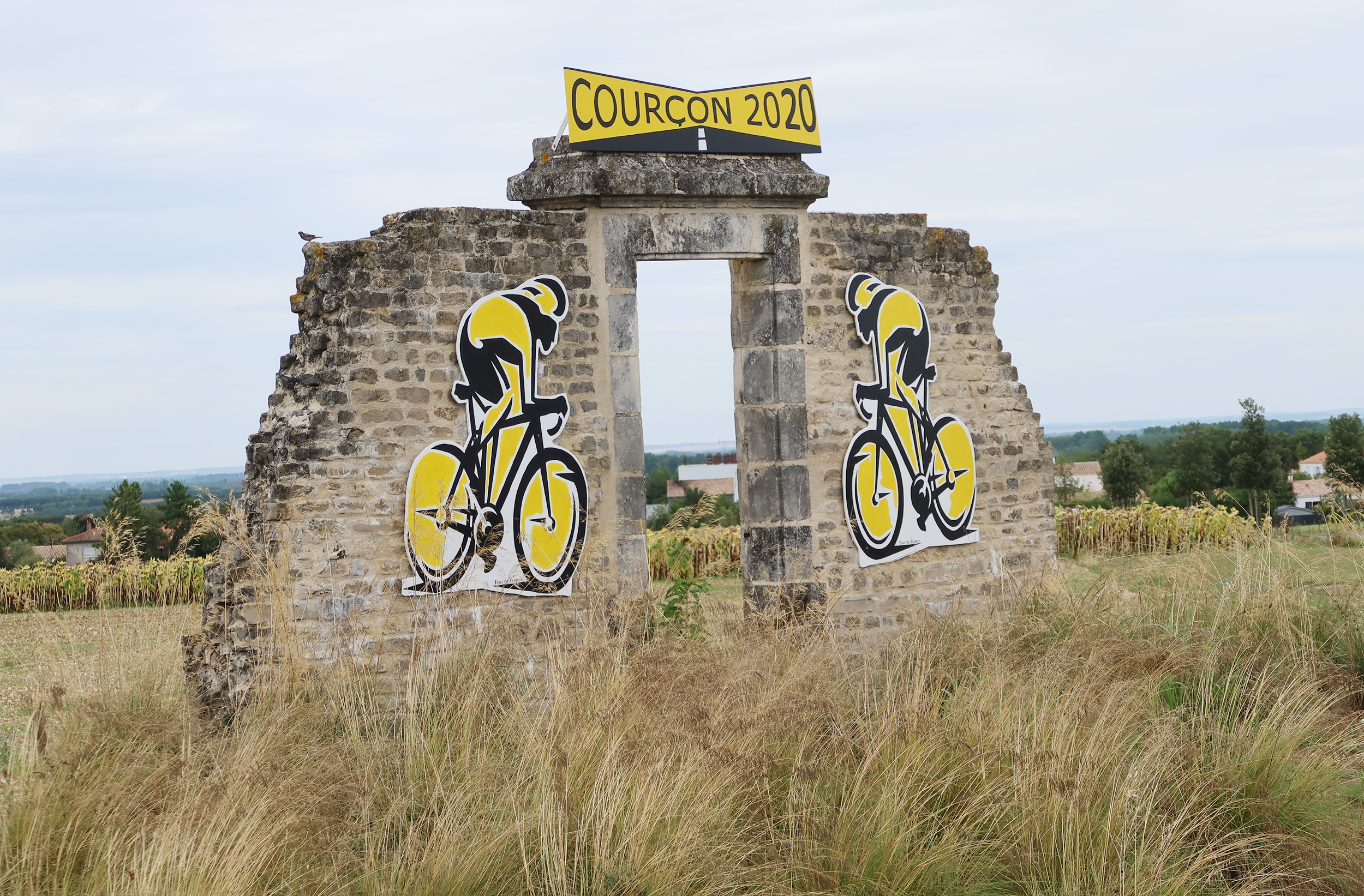 Tour de France en Charente-Maritime Courçon. ©Ludovic Sarrazin
