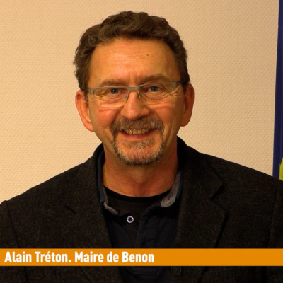 Alain Tréton Maire de Benon Voeux 2021