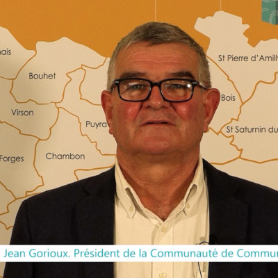 Jean Gorioux Vœux 2021 CDC Aunis Sud