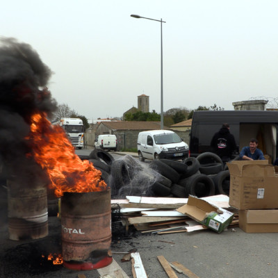 Marins pêcheurs en colère La Rochelle Carburants AUNISTV