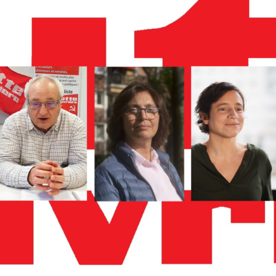Les 5 candidats Lutte Ouvrière en Charente-Maritime, Antoine Colin, Frédéric Castello, Khamssa Rahmani, Valérie Barraud et Danièle Cassette. (©DR).