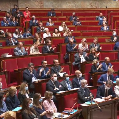 Les députés rejettent la motion de censure de la NUPES (©Assemblée nationale)