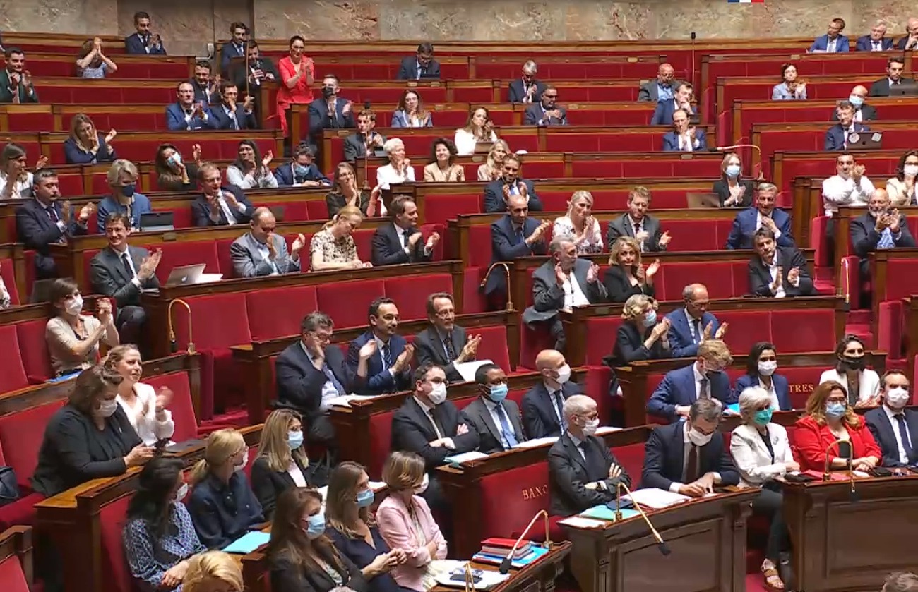 Les députés rejettent la motion de censure de la NUPES (©Assemblée nationale)