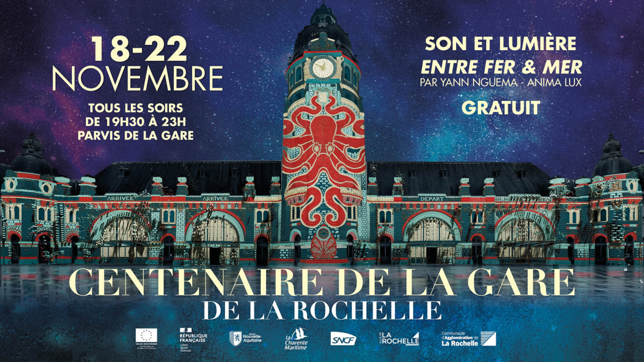 Du 18 au 22 novembre on fête la gare et ses 10 bougies à La Rochelle. (©DR)