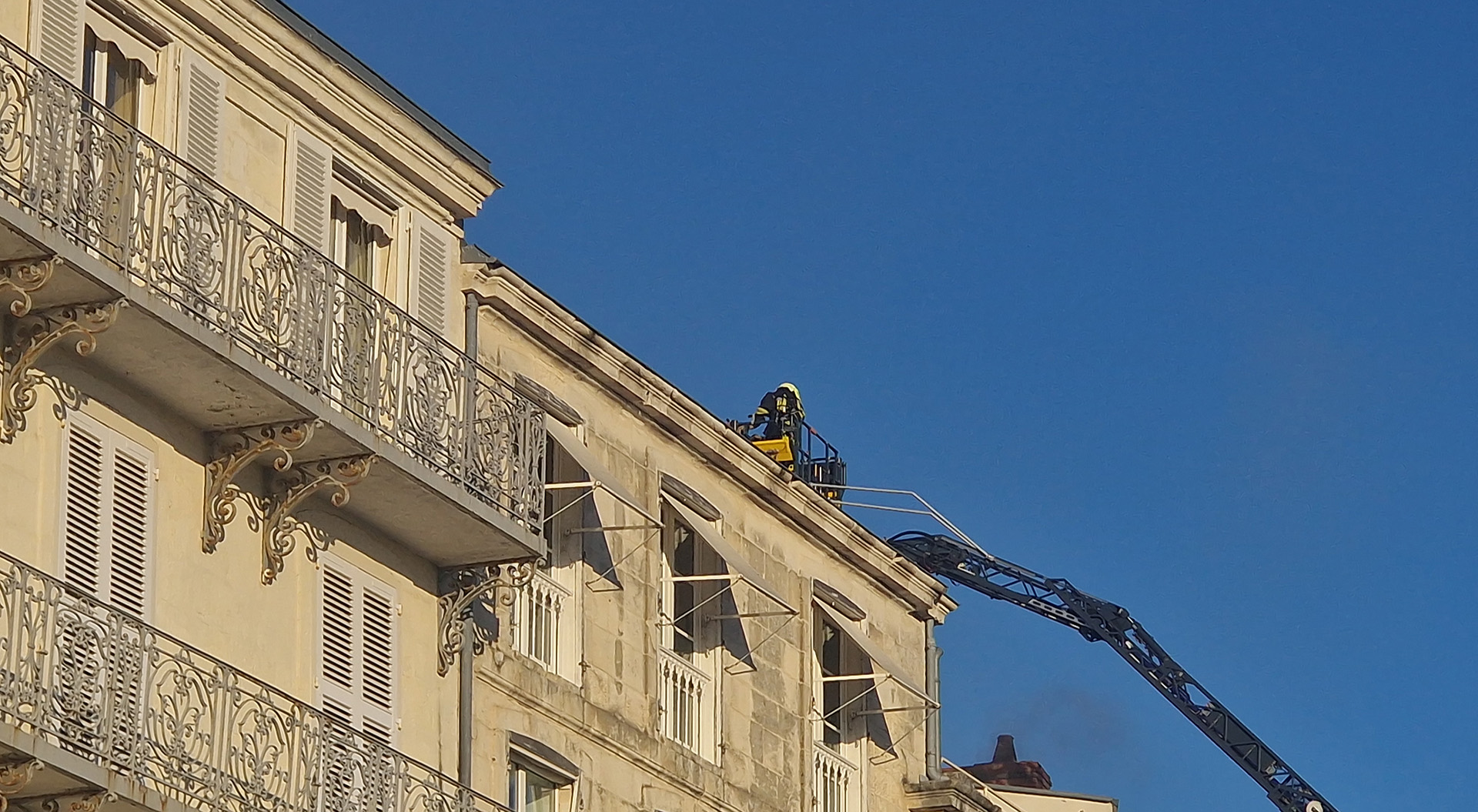 Incendie Vieux Port de La Rochelle ©Erwan Milon